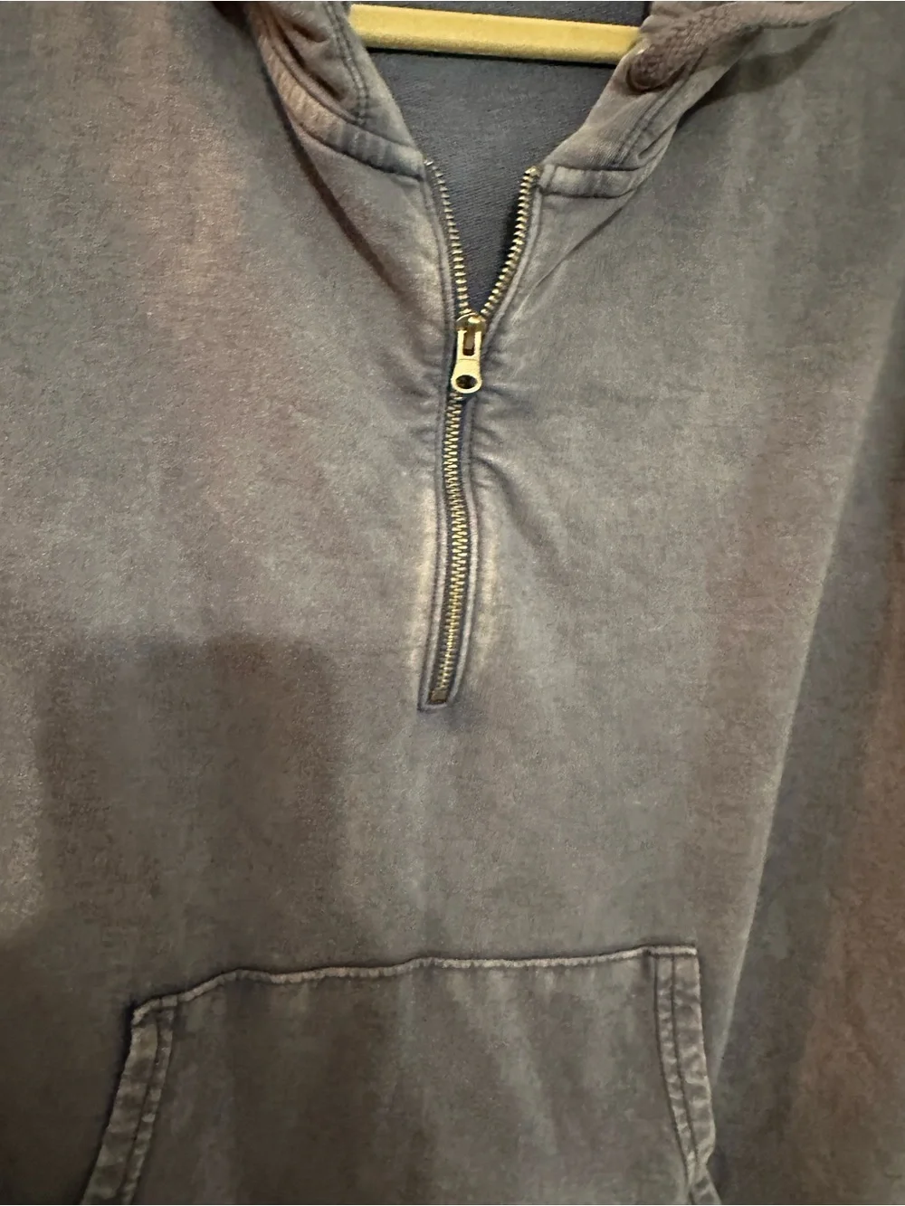 Aerie Women’s Half-Zip Hooded Sweatshirt - Blue
